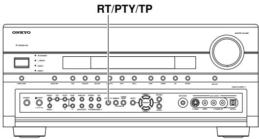 ONKYO TX-SR805 - Visualización de texto de radio (RT) - 1