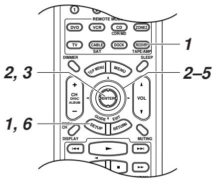 ONKYO TX-SR805 - Ajustes altavoz - 1