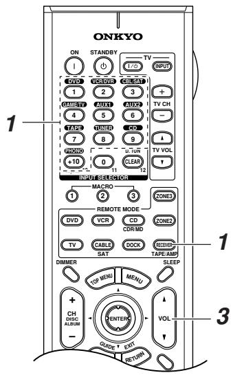ONKYO TX-SR805 - Fonctionnement élémentaire de l'ampli-tuner AV - 2