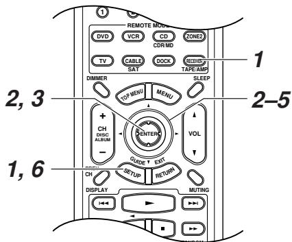 ONKYO TX-SR805 - Réglages d'enceintes - 1