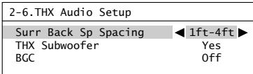 ONKYO TX-SR805 - THX Audio Setup - 4