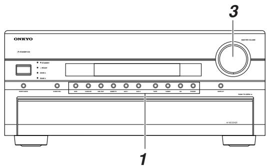 ONKYO TX-SR805 - Fonctionnement élémentaire de l'ampli-tuner AV - 1