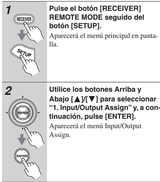 ONKYO TX-SR805 - Configuración de la entradaanalógica - 2