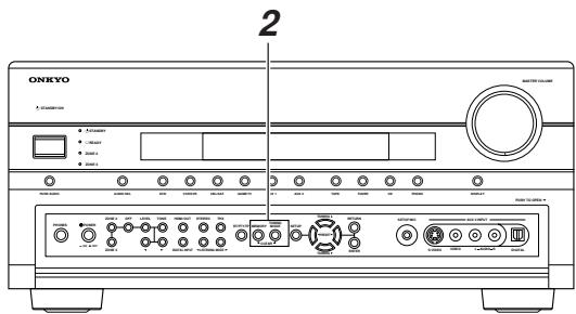ONKYO TX-SR805 - Effacer une mémoire - 1