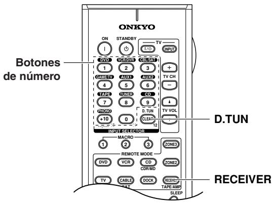 ONKYO TX-SR805 - Sintonizar emisoras por Frequencia - 1