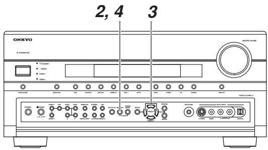 ONKYO TX-SR805 - Préréglage des stations am/fm - 1