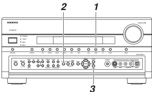 ONKYO TX-SR875 - Écoute des informations de circulation (TP) - 1