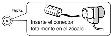 ONKYO TX-SR875 - Instale la antenna FM, como se muestra. - 1