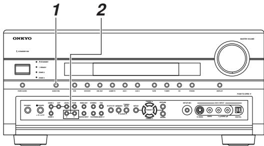 ONKYO TX-SR875 - Réglage de format du signal d'entrée numérique - 1