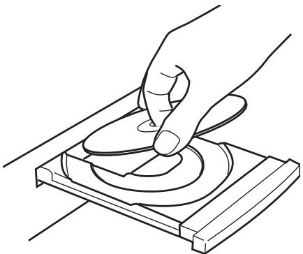 ONKYO C-S5VL - Place discs in the tray printed-side up. - 1