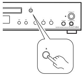 ONKYO C-S5VL - Press the  to open the disc tray. - 1
