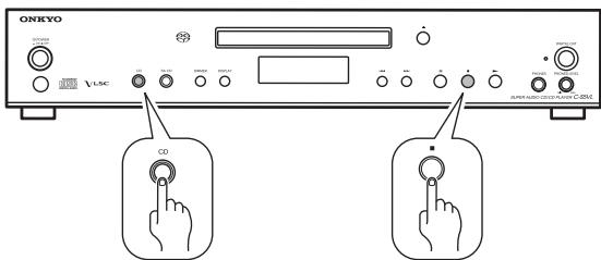ONKYO C-S5VL - Returning Settings to the Defaults - 1