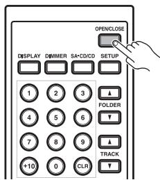 ONKYO C-S5VL - Press the  to open the disc tray. - 2