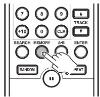 ONKYO C-S5VL - Add a New Track to Memory - 1