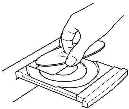 ONKYO C-S5VL - Place discs in the tray printed-side up. - 1