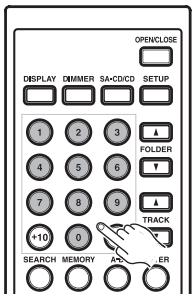 ONKYO C-S5VL - When TRACK flashes, enter the number of the desired track using the number keys. - 1