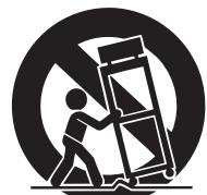 ONKYO C-S5VL - PORTABLE CART WARNING - 1