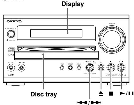 ONKYO CR-315 - Input Source Name Abbreviations - 1