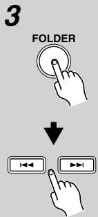 ONKYO CR-315 - Selecting MP3 Files in All Folder Mode - 5