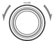 ONKYO CR-325 - Adjusting the Volume - 1
