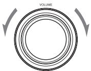 ONKYO CR-525 - Adjusting the Volume - 1