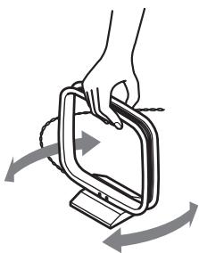 ONKYO CR-525 - Adjusting the AM antenna - 1