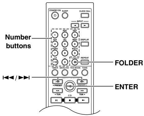 ONKYO CS-315 - Selecting MP3 Files in All Folder Mode - 1