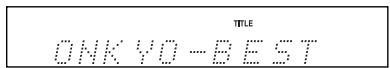 ONKYO CS-315 - Displaying MP3 Information - 4