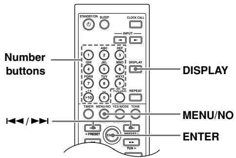 ONKYO CS-315 - Naming Presets - 1