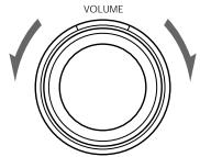ONKYO CS-315 - Adjusting the Volume - 1