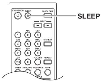 ONKYO CS-325 - Using the Sleep Timer - 1