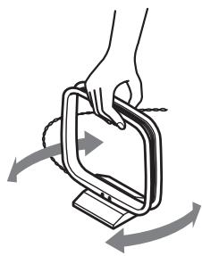 ONKYO CS-325 - Adjusting the AM antenna - 1