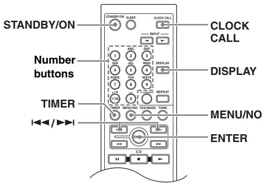 ONKYO CS-525 - Setting the Clock Manually - 1