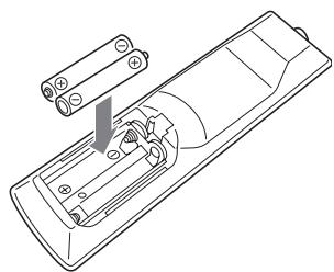 ONKYO CS-525 - Installing the Batteries - 2