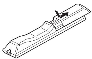 ONKYO DR-S501 - Installing the Batteries - 1