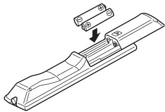 ONKYO DR-S501 - Installing the Batteries - 2