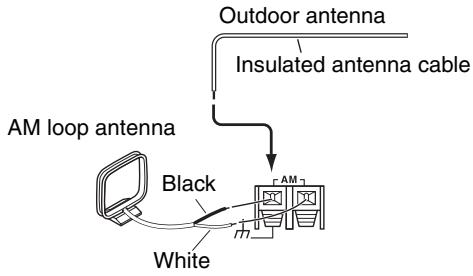 ONKYO DR-S501 - Connecting an Outdoor AM Antenna - 1