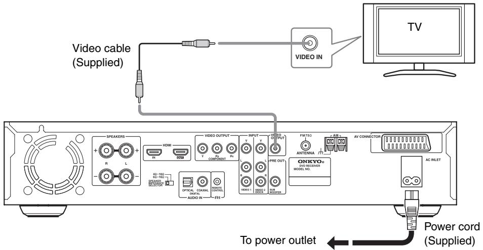 ONKYO DR-S501 - Basic Setup - 1