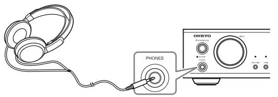 ONKYO DR-S501 - Using Headphones - 1