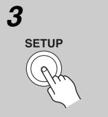 ONKYO DR-S501 - Press and hold the [SETUP] button for 3 seconds. - 2