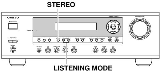 ONKYO HT-S3100 - Selecting Listening Modes - 1