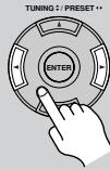ONKYO HT-S3105 - Press the [RT/PTY/TP] button twice. - 1