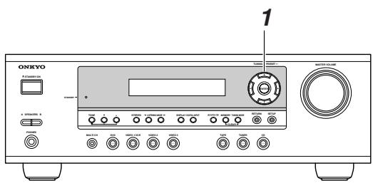 ONKYO HT-S3105 - Selecting Preset Stations - 1