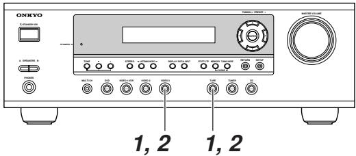 ONKYO HT-S3105 - Changing the Input Display - 1