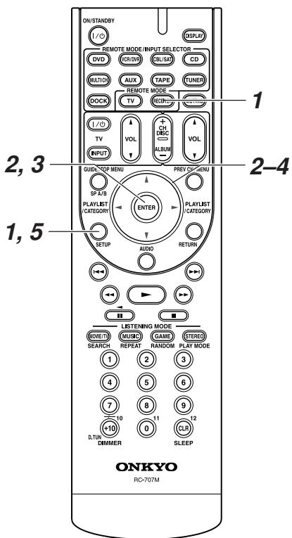 ONKYO HT-S5100 - AM Frequency Step Setup (on some models) - 1