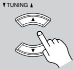 ONKYO HT-S5100 - Press the [TUNING MODE] button so that the AUTO indicator appears on the display. - 1