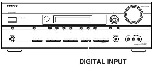 ONKYO HT-S5100 - Specifying the Digital Signal Format - 1