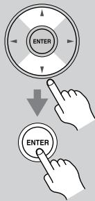 ONKYO HT-S6100 - Use the Up and Down [▲]/[▼] buttons to select "2. Speaker Setup," and then press the [ENTER] button. - 1