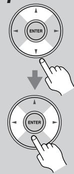 ONKYO HT-S6100 - Use the Up and Down [] / [] buttons to select an item, and then press [ENTER]. - 2
