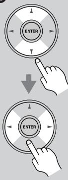 ONKYO HT-S6100 - Use the Left and Right [] / [] buttons to select: - 3